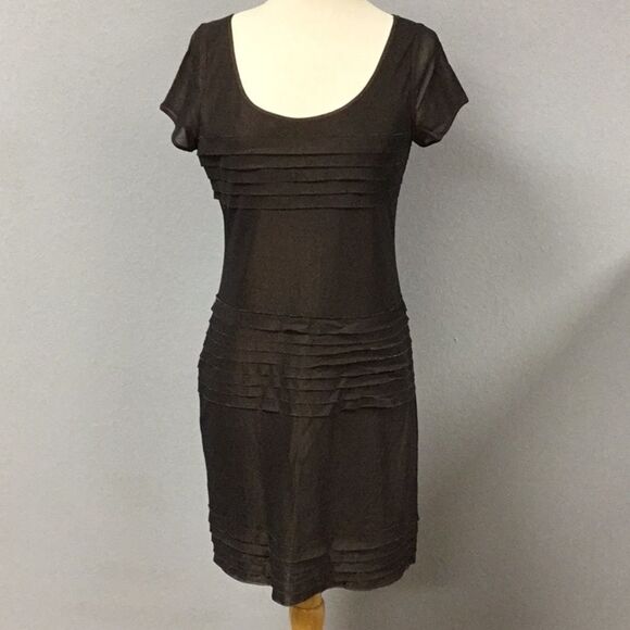 Andrew Marc Brown Dress Size 8 - Picture 1 of 5
